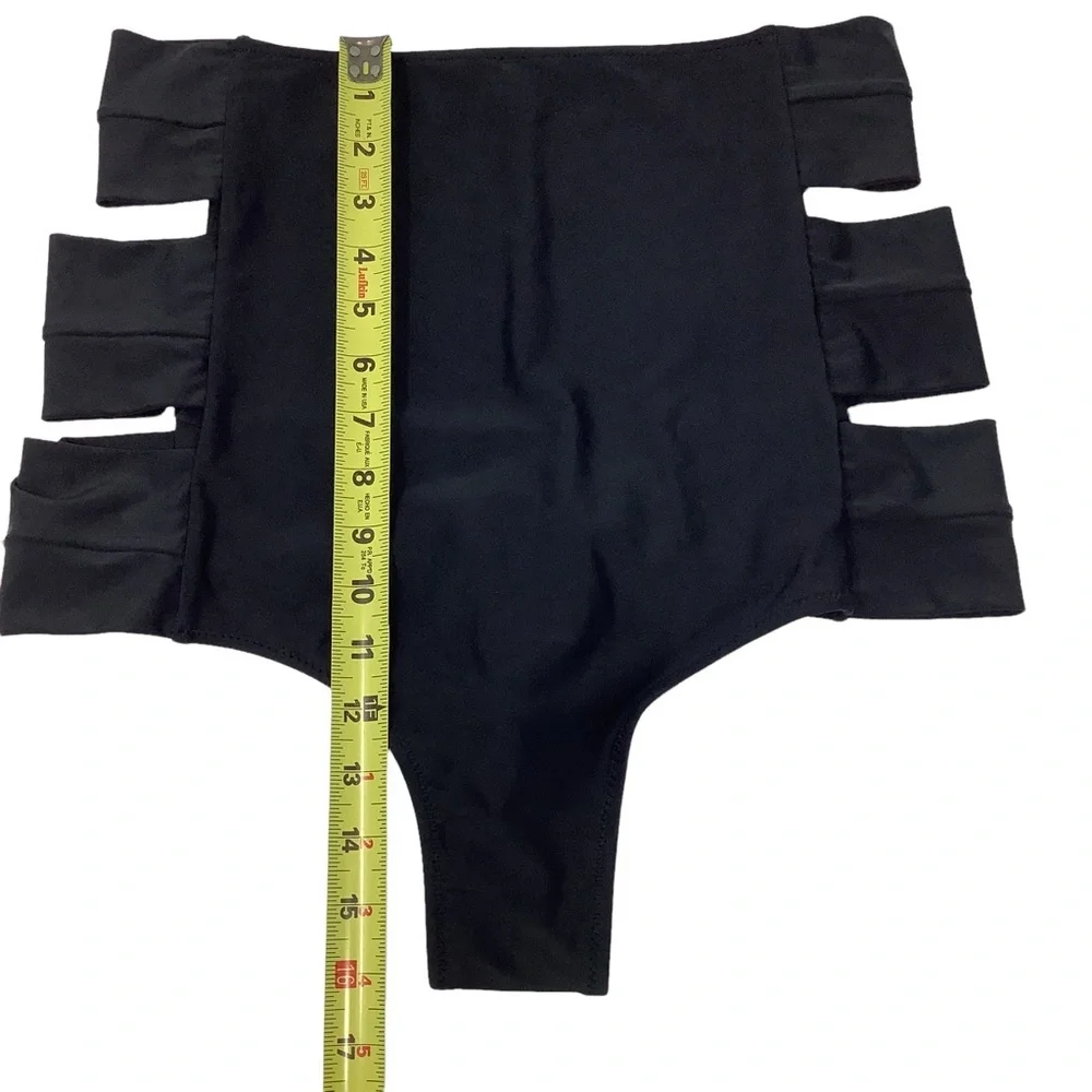 COCOSHIP Black Cutout One-Piece Brief
